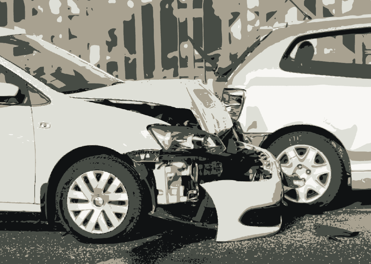 vector image of tow truck towing a car for emergency towing service